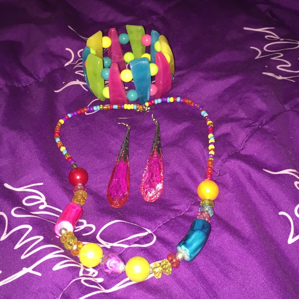 Multi Color Jewelry Set